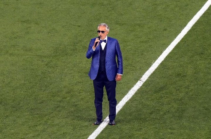 Bocelli emocionó al mundo con el Nessun Dorma antes de la Eurocopa