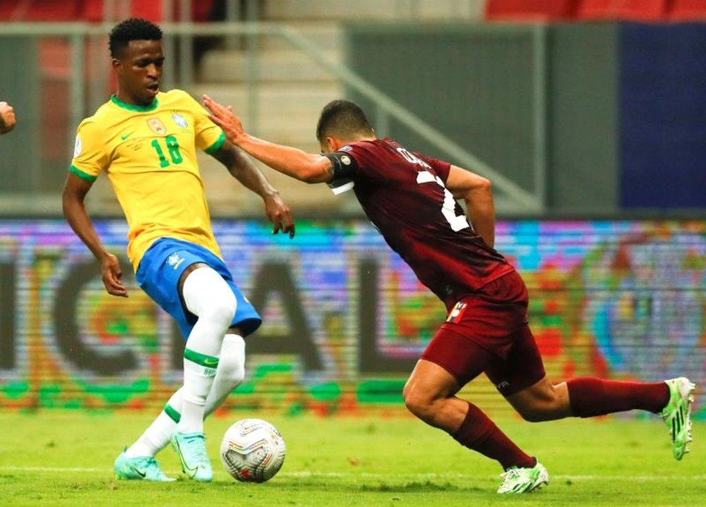 Tite explique l'absence de Vinicius dans sa liste. EFE