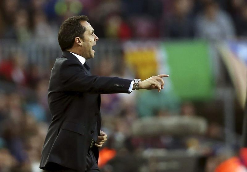Barjuan no cerró la puerta a la posibilidad de entrenar al Barça. EFE