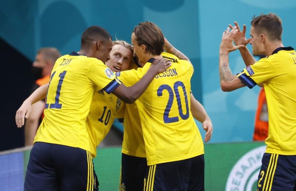 Suecia gana, elimina a Polonia y deja a España segunda. EFE/EPA/Anatoly Maltsev