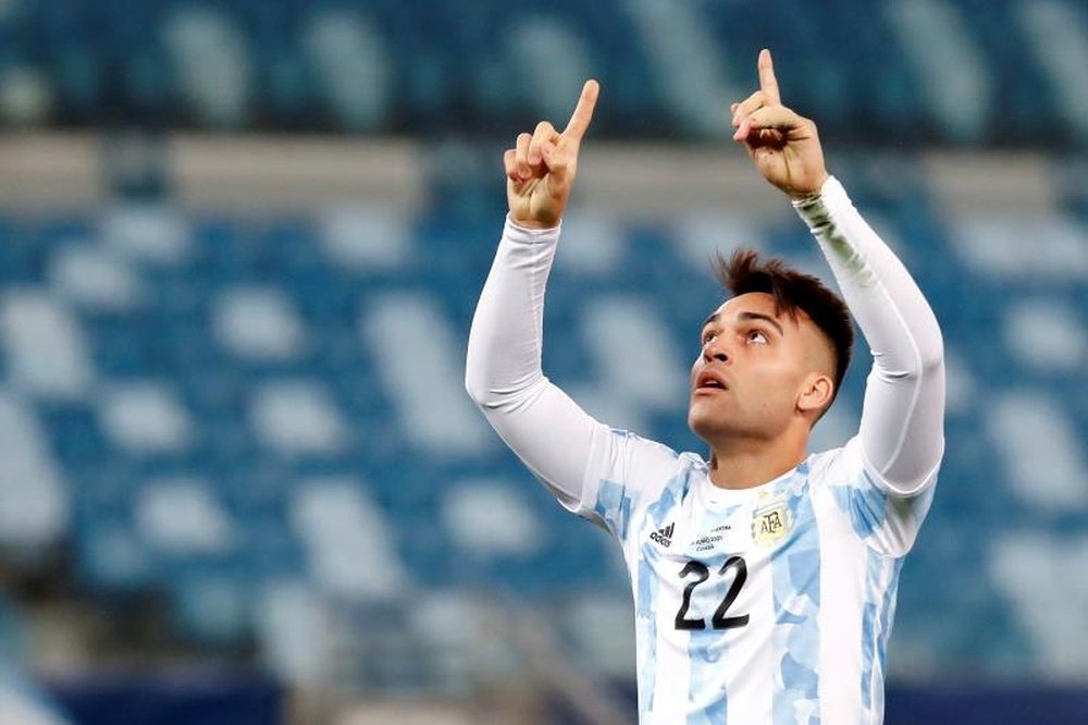 Atletico have already made their move for Lautaro. EFE