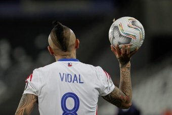 Arturo Vidal quiere jugar la Libertadores. EFE