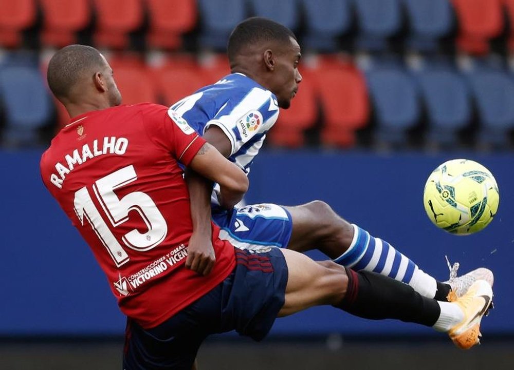 Jonás Ramalho se estrenó en Liga el pasado domingo. EFE/Archivo