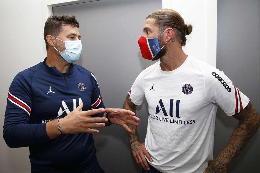 Ramos is ready to make his debut for PSG on Saturday. EFE