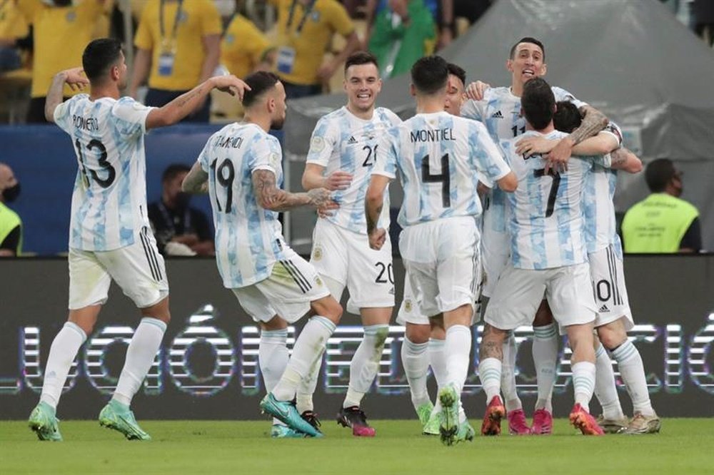 L'Argentine remporte sa 15ème Copa América face au Brésil. EFE/Andre Coelho