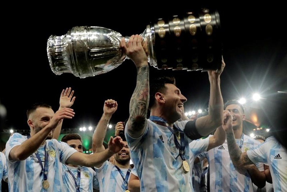 La liste de l'Argentine pour les éliminatoires pour le Mondial 2022. efe