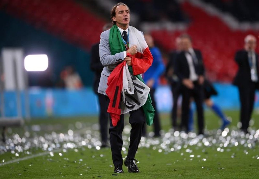 La Nazionale italiana detiene il titolo di Campione d'Europa. EFE/EPA/Laurence Griffiths/POOL