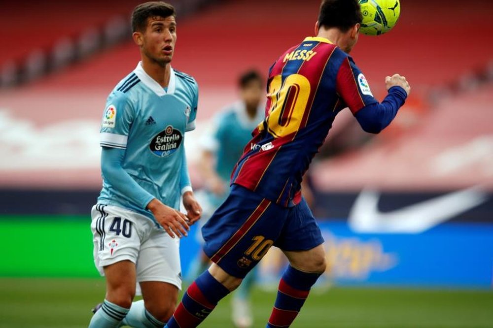 Le dernier but de Messi avec le FC Barcelone. EFE