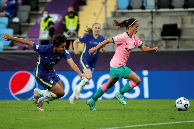 Chelsea knocked out of Women's Champions League in defeat to Wolfsburg. AFP