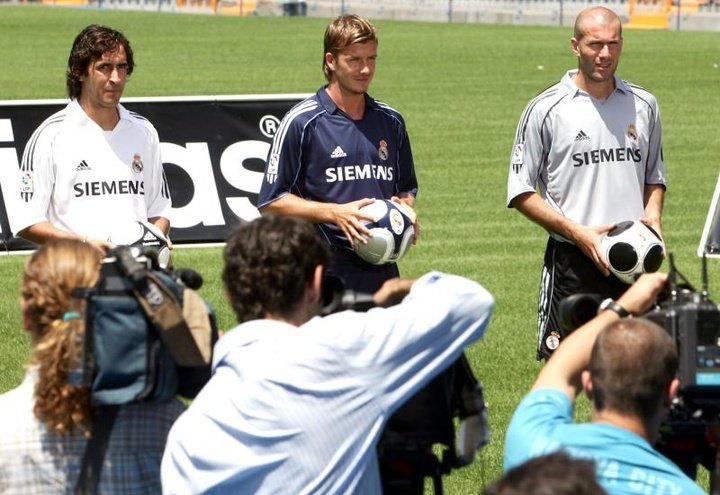 Zidane ayudó en el 'fichaje' de Beckham: 