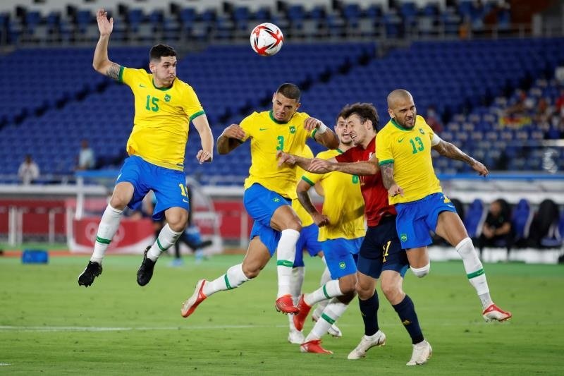 Brasil venció a España en la final de los Juegos Olímpicos. EFE/Alberto Estévez