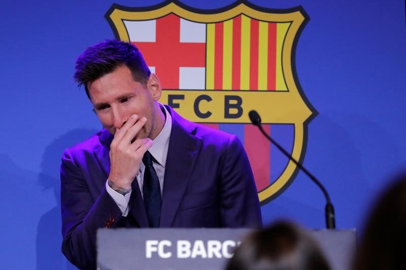 Messi spoke of a possible future at PSG. EFE