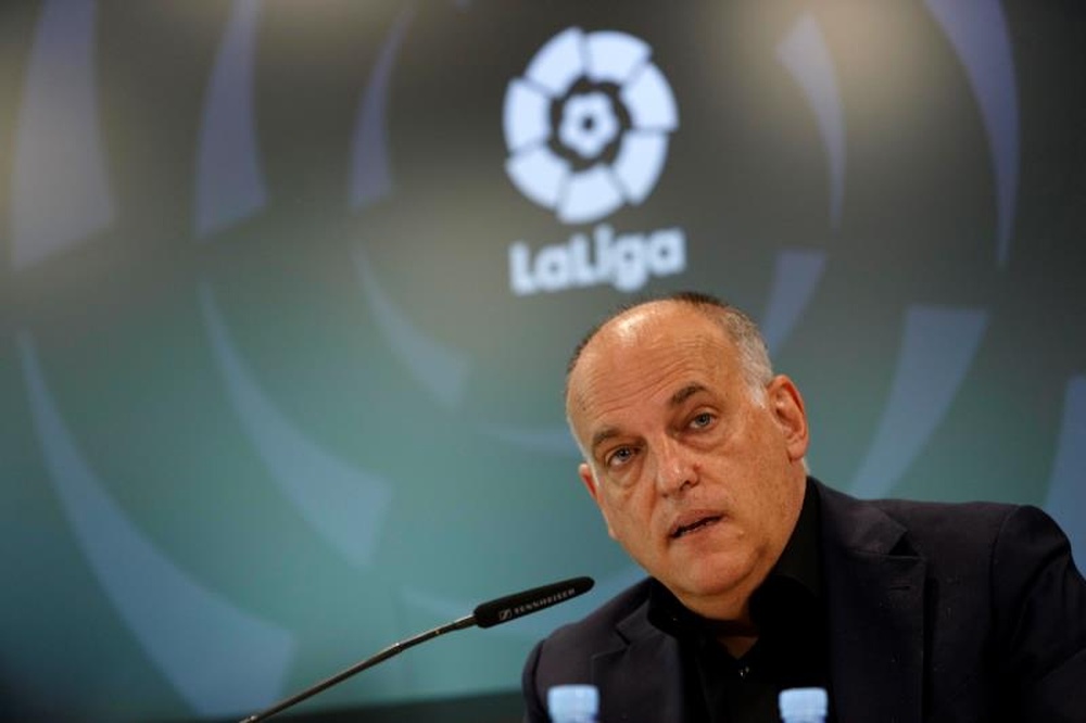 Tebas criticó la alternativa poco trabajada de Madrid, Barça y Athletic a CVC. EFE