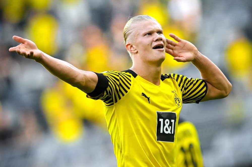 Dortmund et Haaland régalent pour leur entrée en Bundesliga. AFP