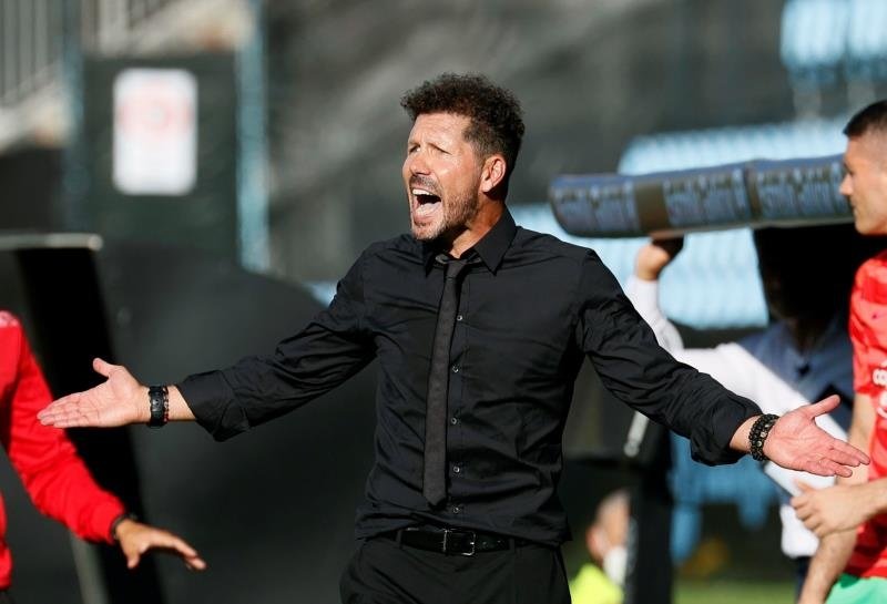 Simeone sent a warning to Madrid and Barca. EFE