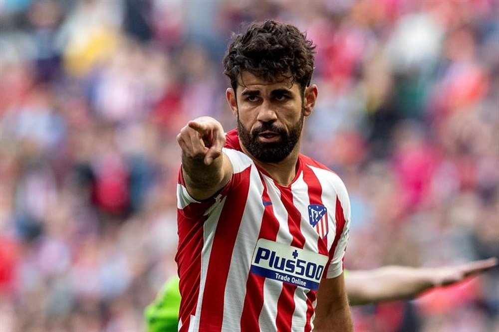 Diego Costa no Atlético de Madrid.EFE