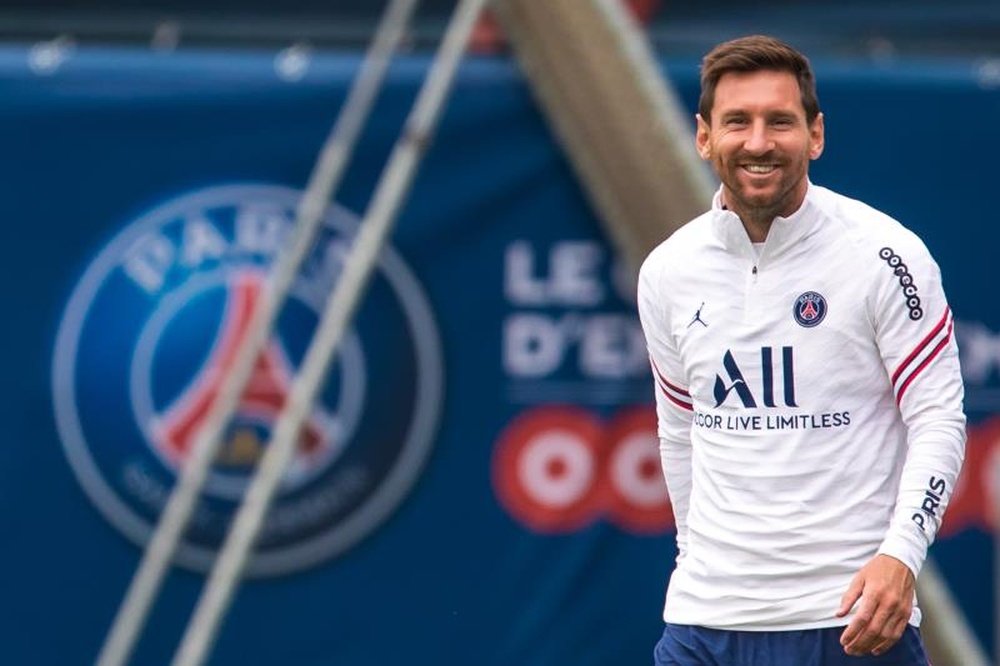 Messi will get his first minutes against Reims. AFP