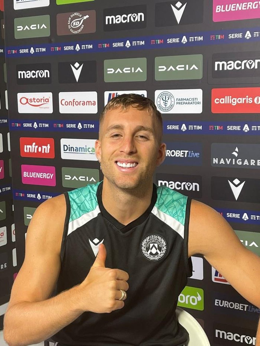 Deulofeu a permis à l'Udinese de l'emporter. EFE/ Udinese