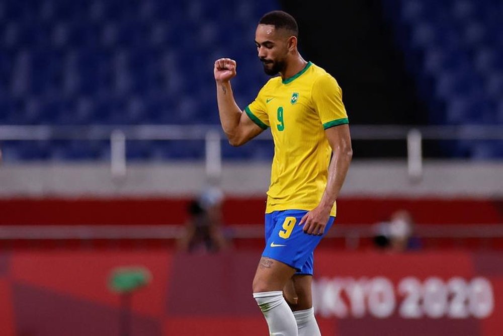 Matheus Cunha jugó 26 minutos ante Colombia. EFE