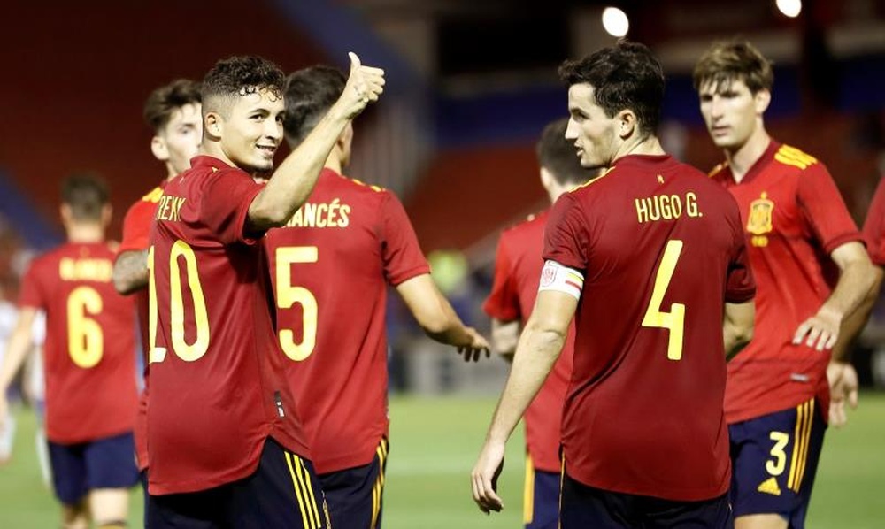 España venció a Rusia en el partido de clasificación al Europeo Sub 21. EFE