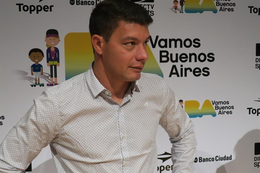 Battaglia, satisfecho con el resultado. EFE