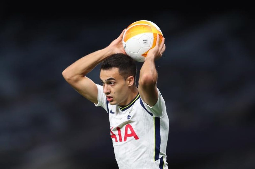 Reguilón se lesionó en el Tottenham-Norwich City. EFE