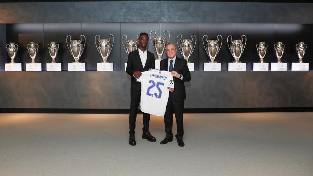 Real's new signing was unveiled on Wednesday. EFE