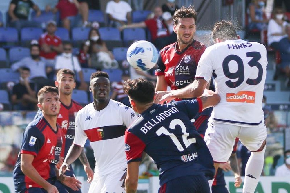 El Genoa venció 2-3 al Cagliari. Captura/BeINSport