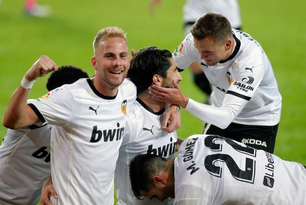 El Valencia se llevó los tres puntos de Balaídos. EFE/Archivo