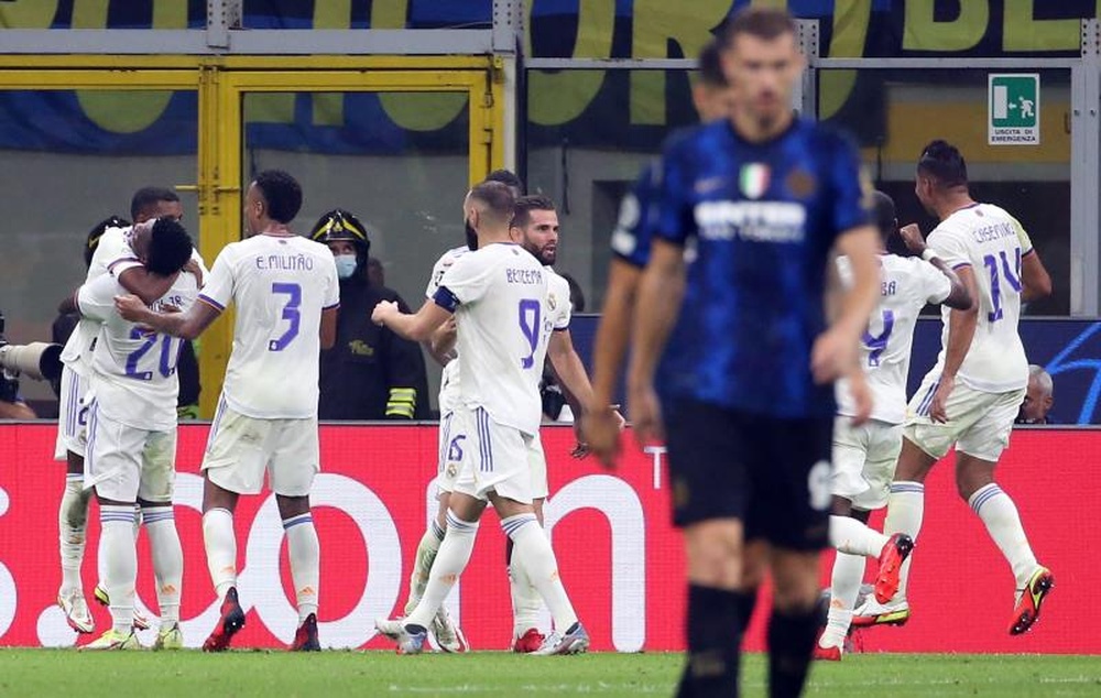 Crónica del Inter-Real Madrid de Champions League. AFP
