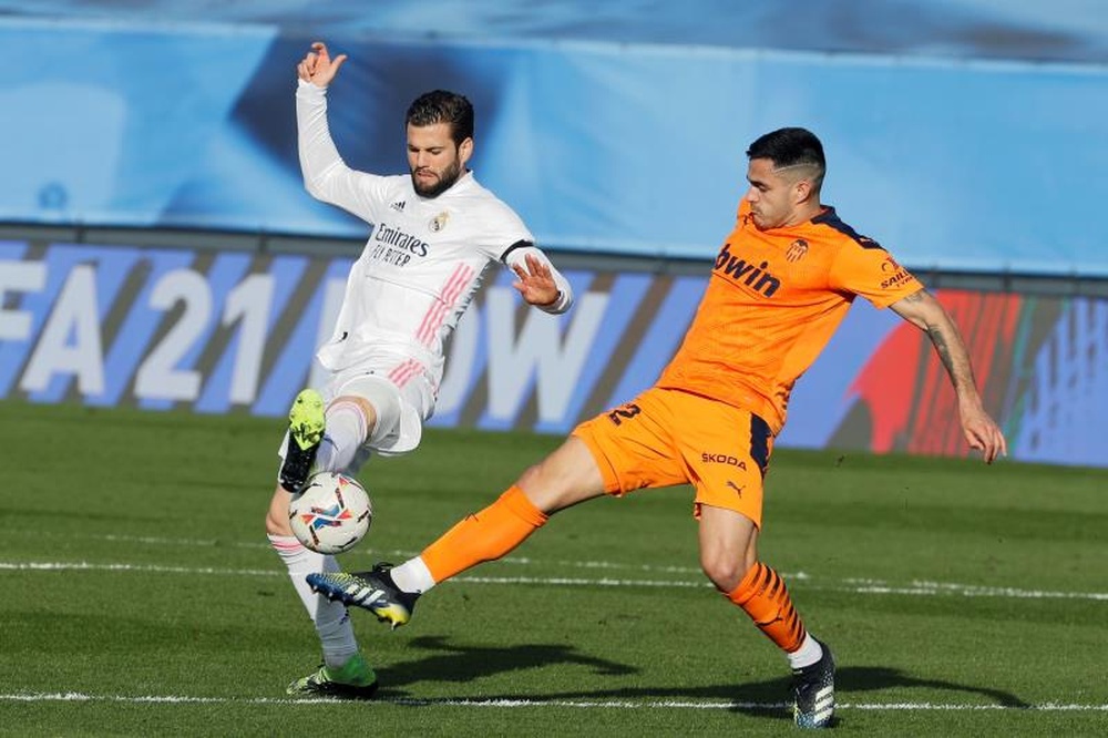 Maxi Gómez no acompañará al equipo a Sevilla. EFE