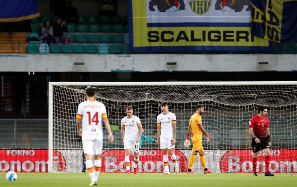 El Hellas Verona encuentra las cosquillas de la Roma. EFE/Emanuele Pennachio