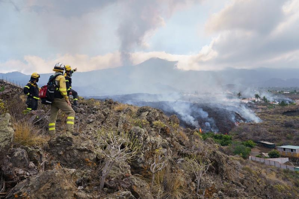 El volcán de La Palma entró en erupción el pasado 19 de septiembre. EFE