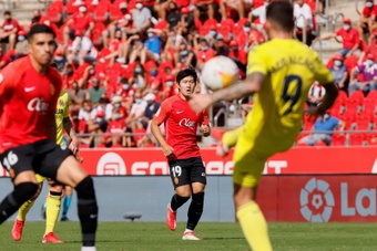 Kang-In Lee es el noveno jugador con más minutos del Mallorca. EFE