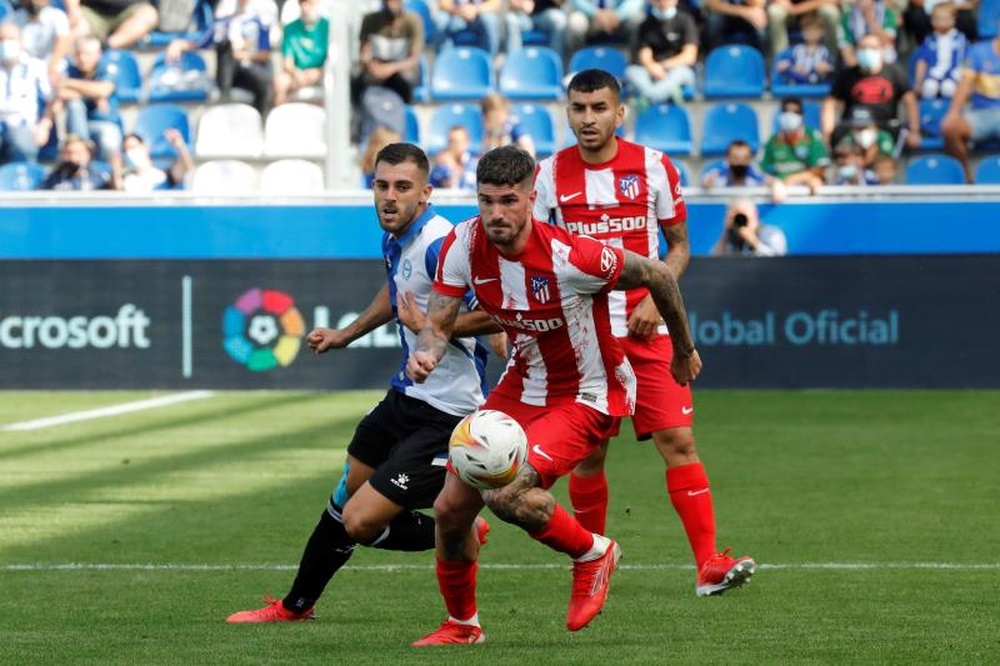 De Paul tira del 'partido a partido'. EFE