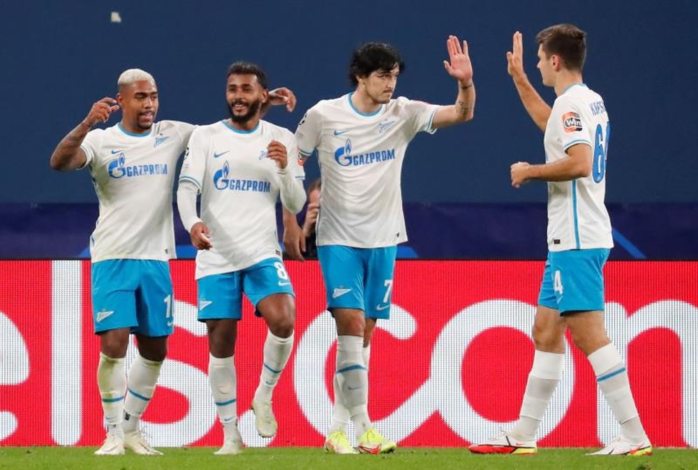 El Zenit venció 4-0 al Malmö. EFE