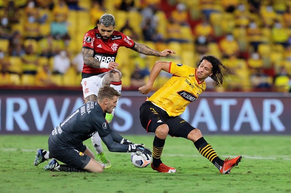 Gabriel Barbosa 'Gabi' de Flamengo. EFE