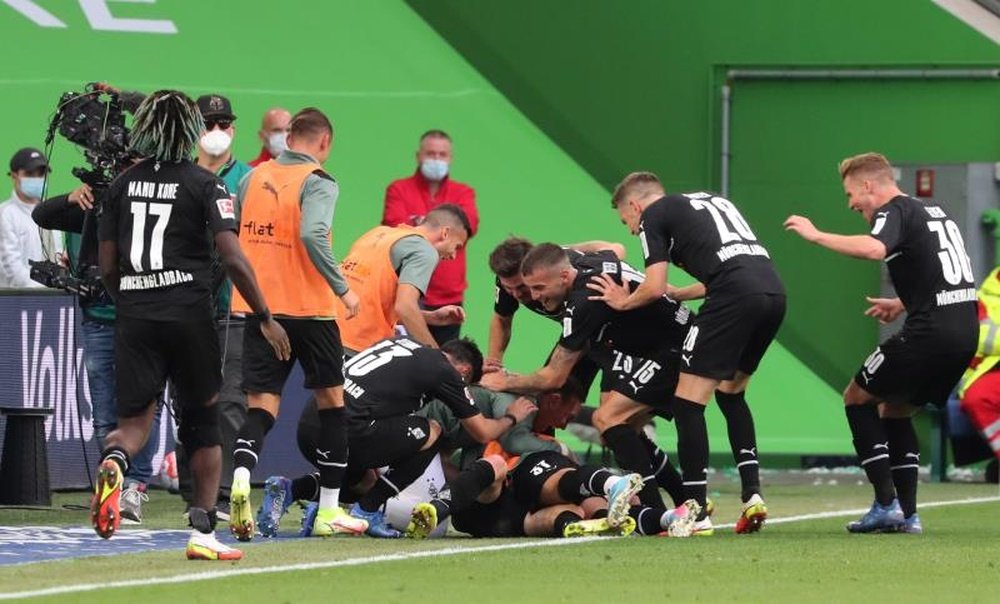 El 'Gladbach derrotó al Wolfsburgo. EFE