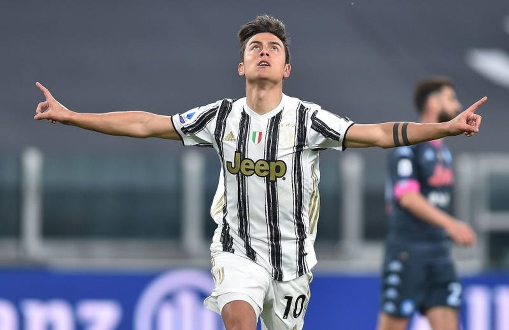 Dybala se ve en Anfield. EFE/EPA/ALESSANDRO DI MARCO