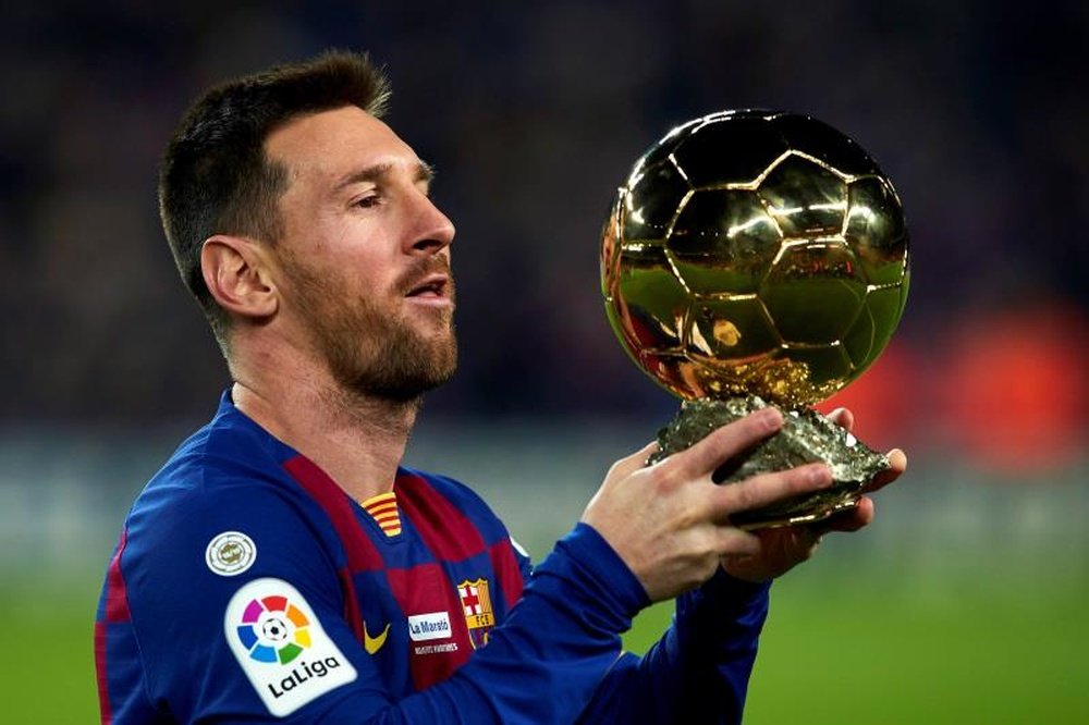 Messi prefers not to talk about the Ballon d'Or. EFE