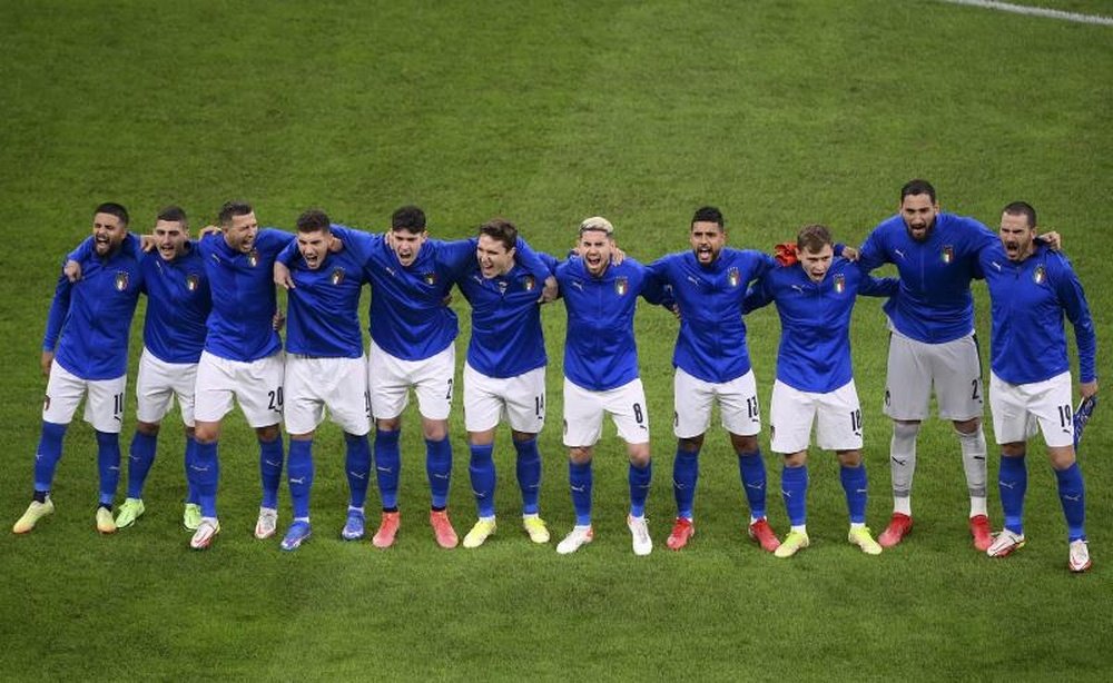 La selección italiana de fútbol en una foto de archivo. EFE