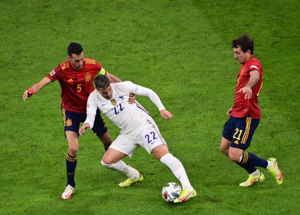 Sergio Busquets said France's second goal was offside. EFE