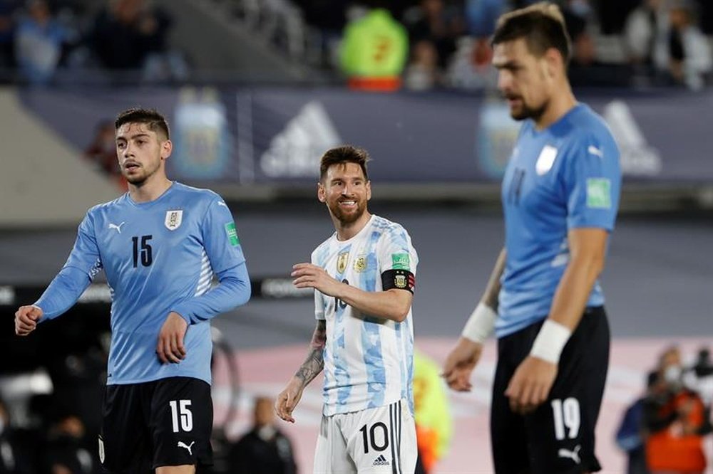 Première fois qu'un Argentine-Uruguay se termine sans cartons. EFE