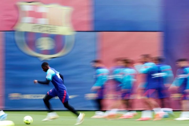 No todo son noticias negativas en el Barça: volvió Dembélé