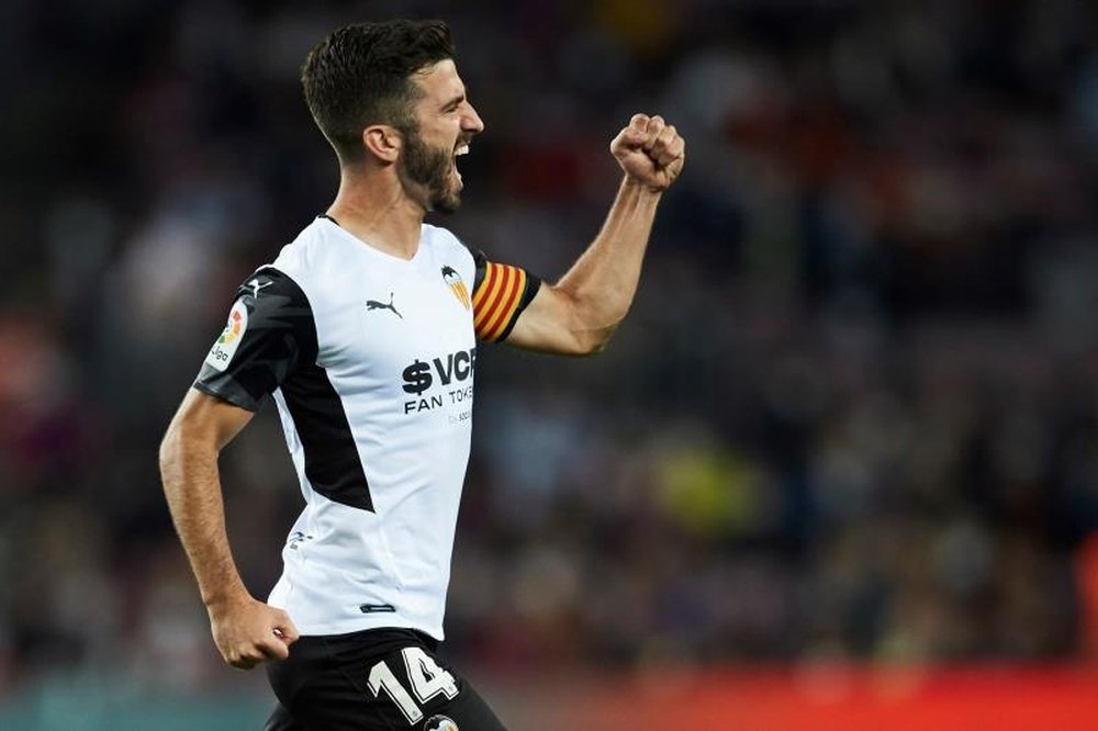 El capitán espera renovar su contrato con el Valencia. EFE
