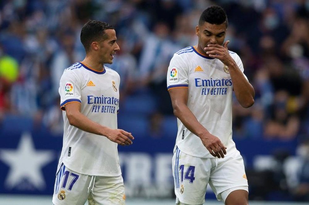 Casemiro et Lucas Vazquez forfaits face à Grenade. efe