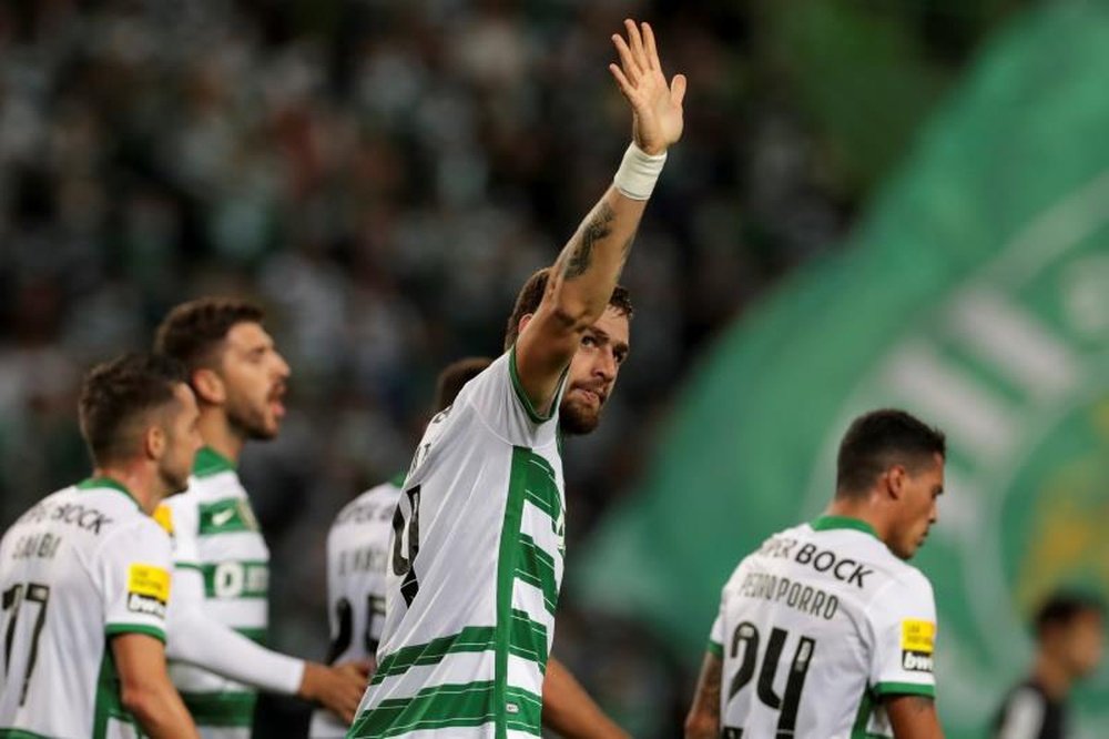 Sebastian Coates, plus qu'un défenseur central pour le Sporting CP. efe