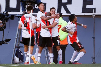 River Plate renovó a cinco futbolistas. EFE