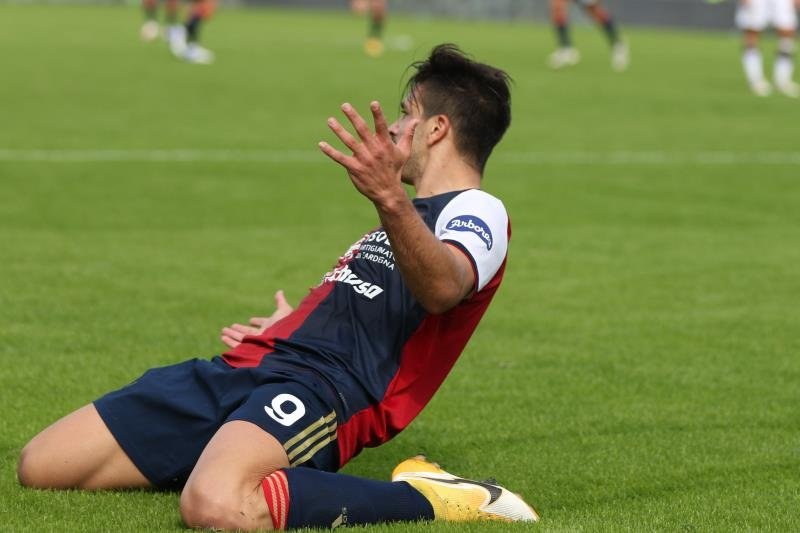 Gio Simeone no oculta que sueña con jugar en el Atleti. EFE/EPA/Archivo