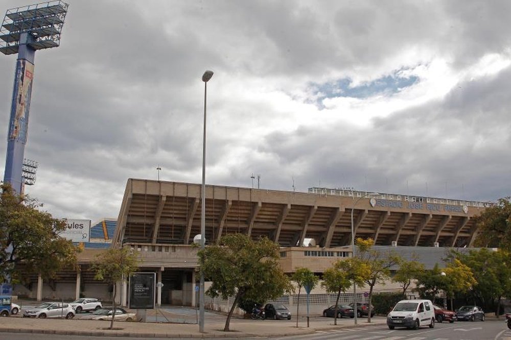 Hércules C.F. en el estadio José Rico Pérez. EFE
